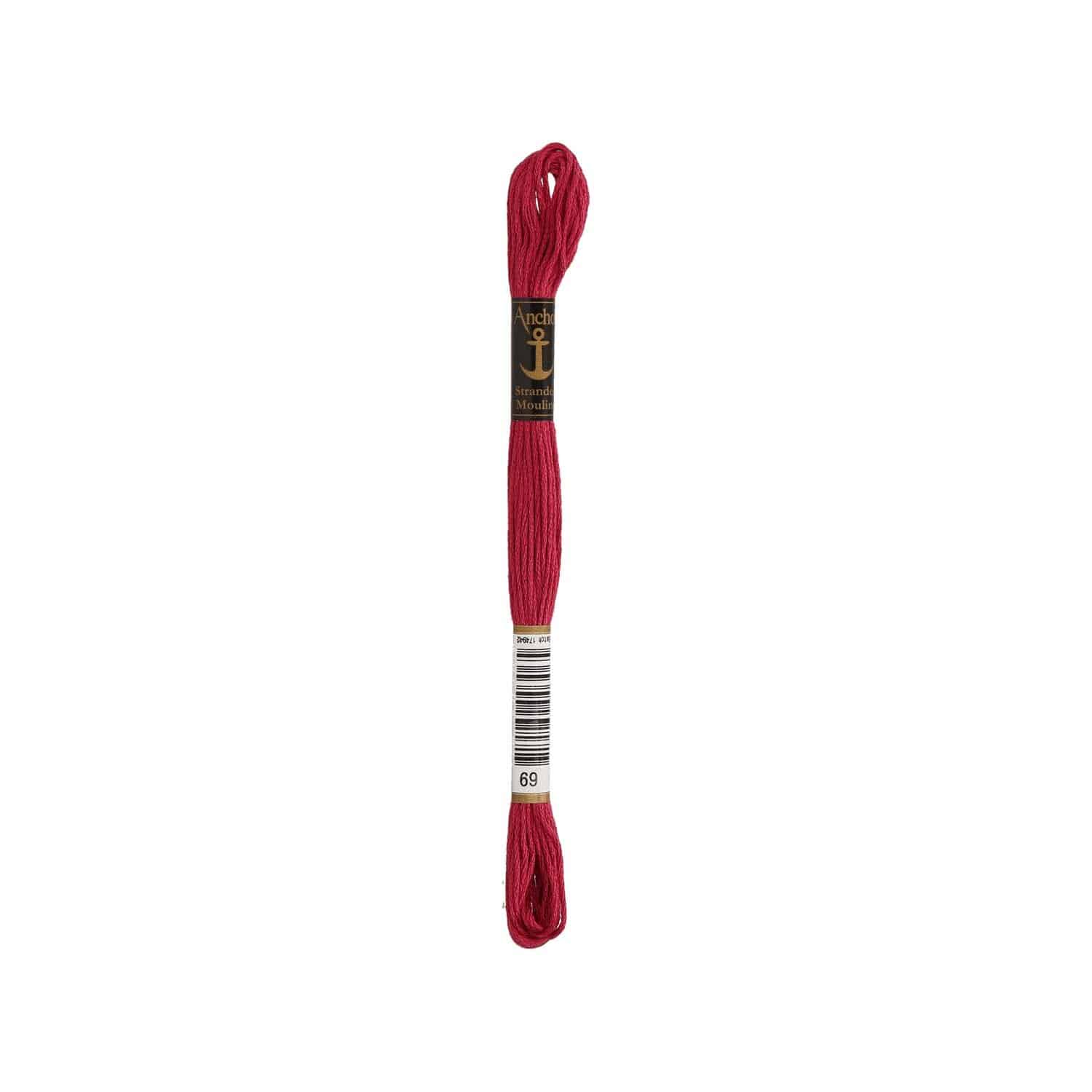 Anchor Coats Sticktwist 8m 00069 Burgund