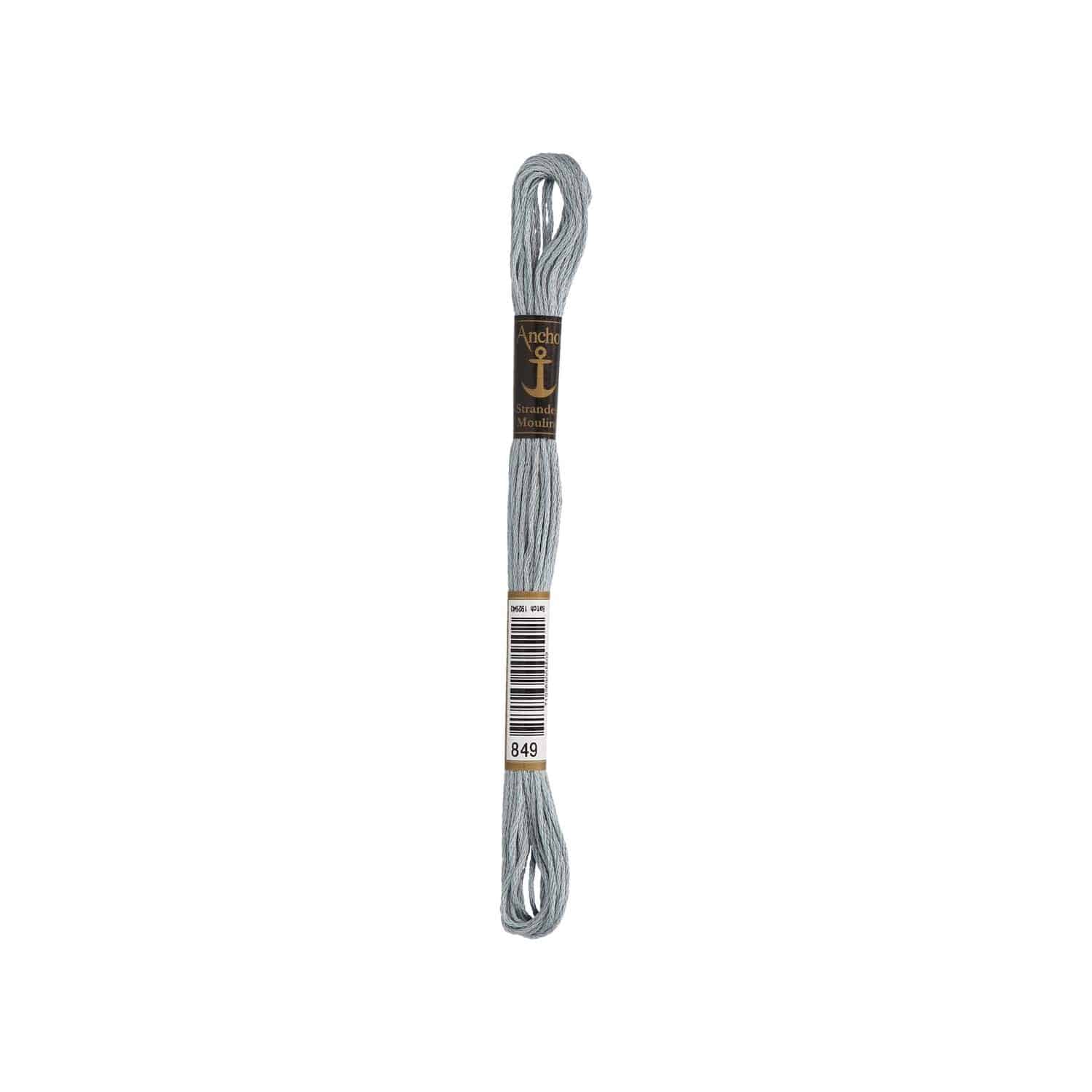 Anchor Coats Sticktwist 8m 00849 Helles Graublau