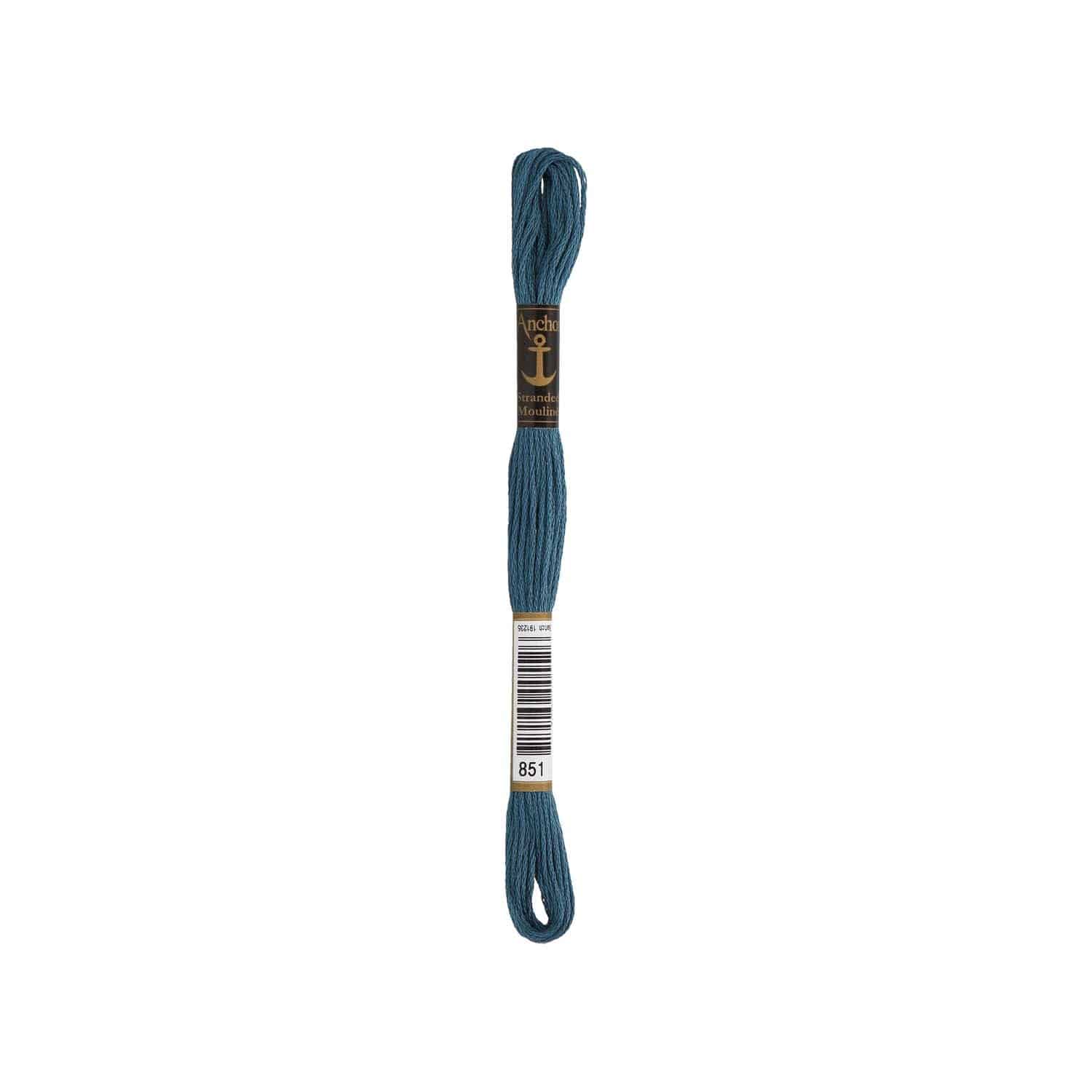 Anchor Coats Sticktwist 8m 00851 Graublau Dunkel