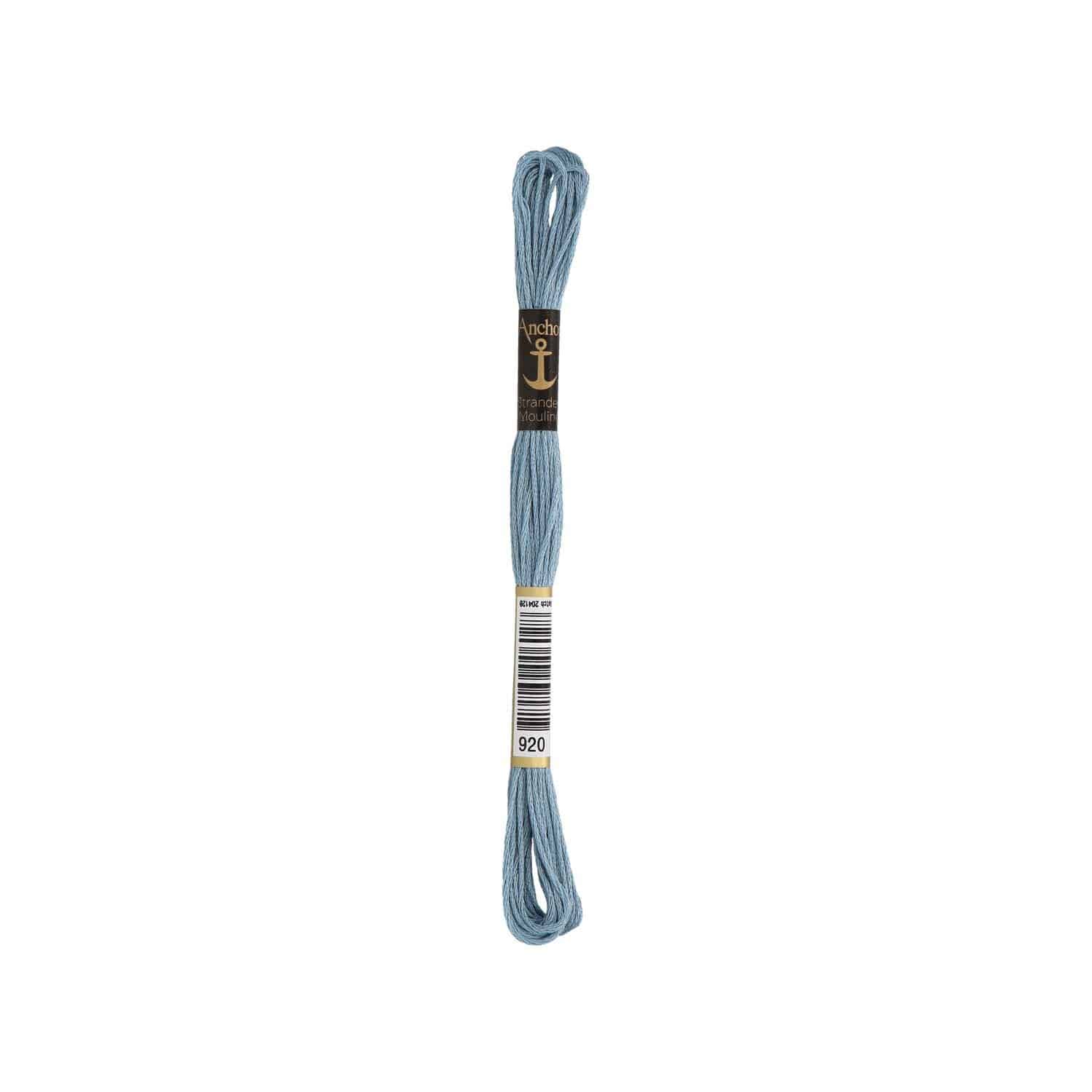 Anchor Coats Sticktwist 8m 00920 Helles Graublau