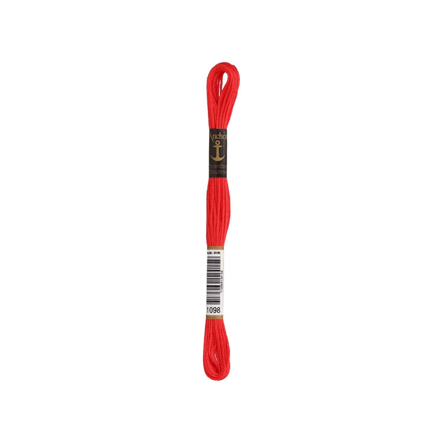 Anchor Coats Sticktwist 8m 01098 Feuerrot Hell