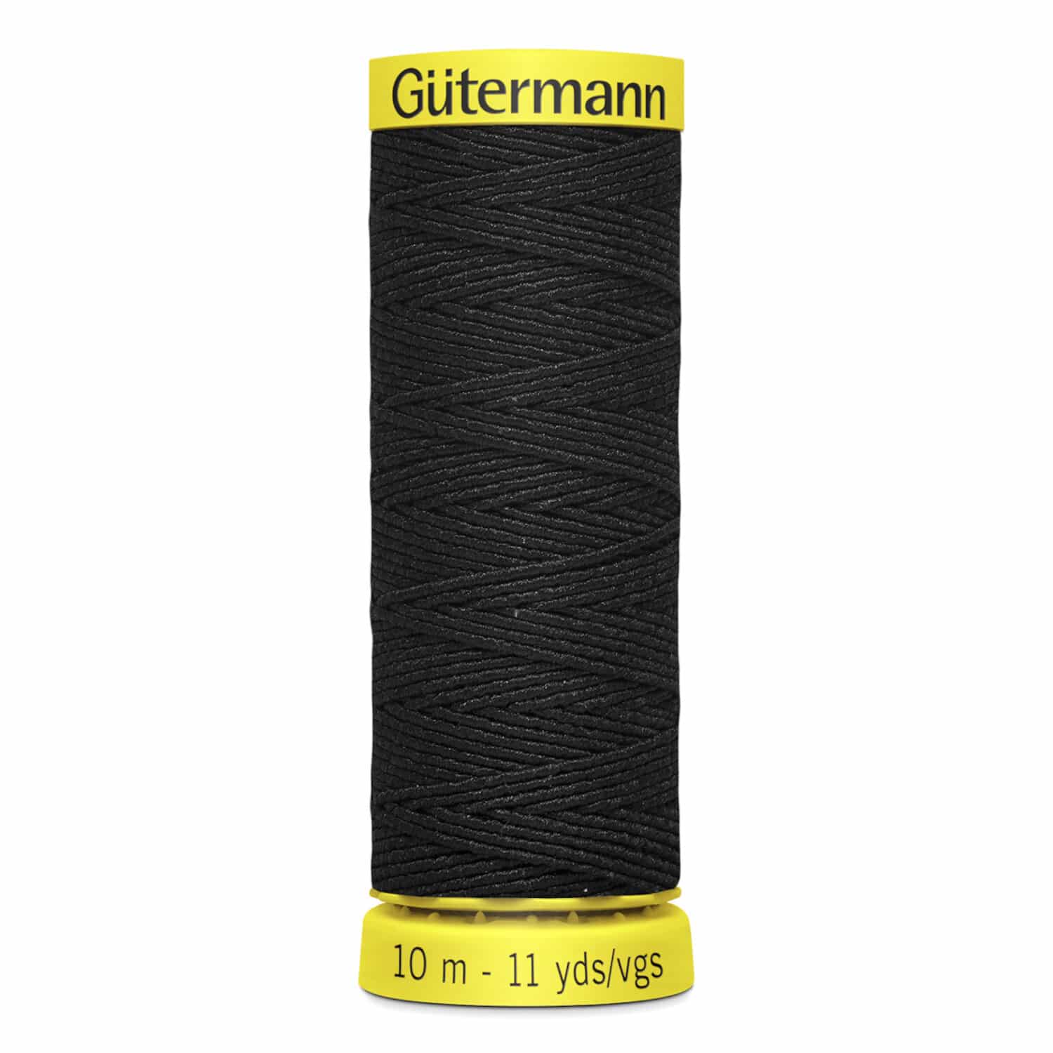 Gütermann Elasticfaden 10m Schwarz