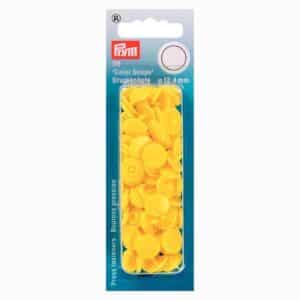 Prym Color Snaps Druckknöpfe Hellgelb