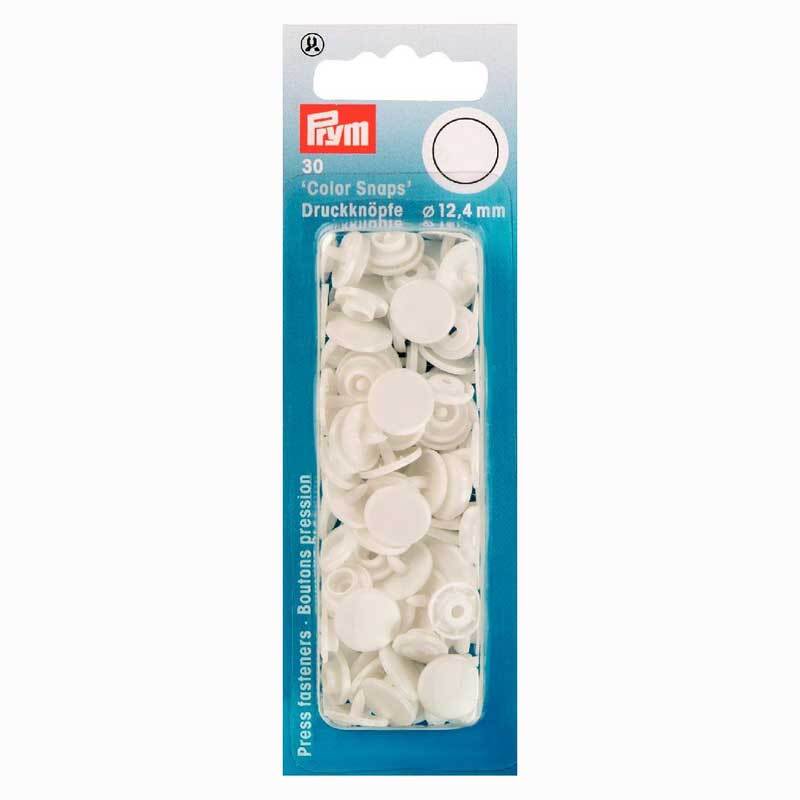 Prym Color Snaps Druckknöpfe Weiß