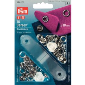 Prym Druckknöpfe Jersey Ring Silber