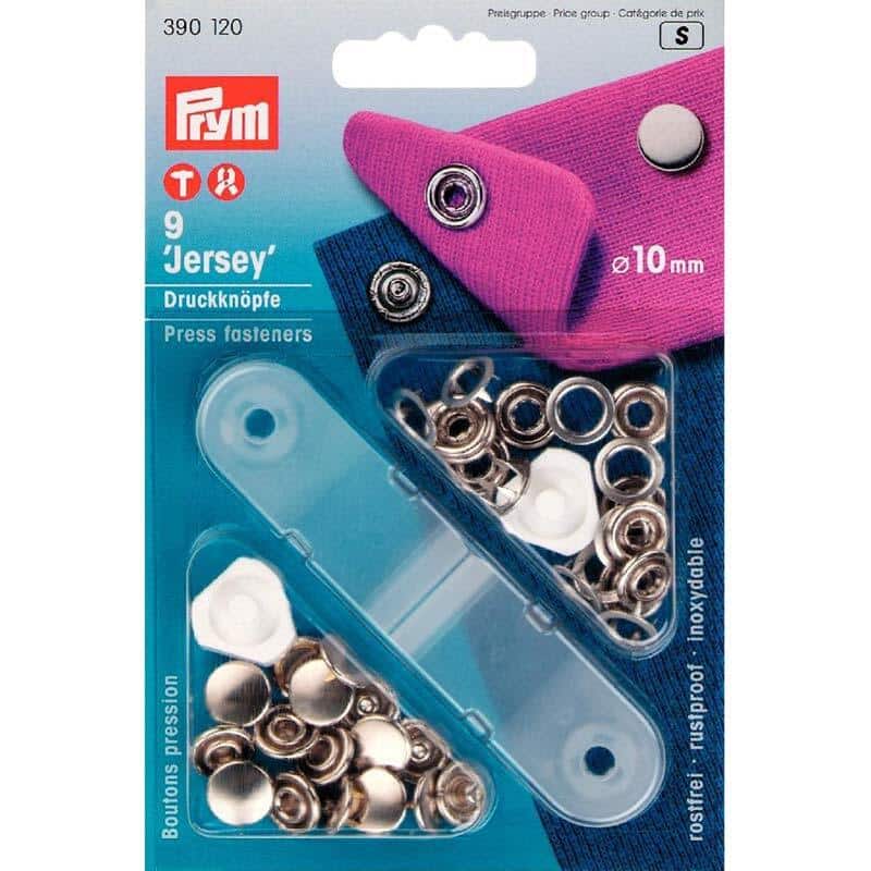 Prym Druckknöpfe Jersey Silber