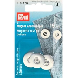 Prym Magnet-Annähknöpfe Silber