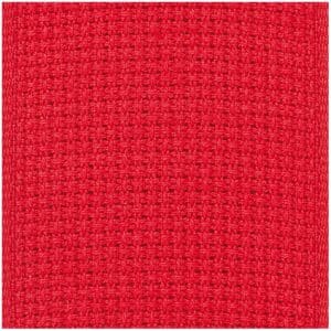 Rico Design Aidaband 6 Stiche/cm 20cm Rot