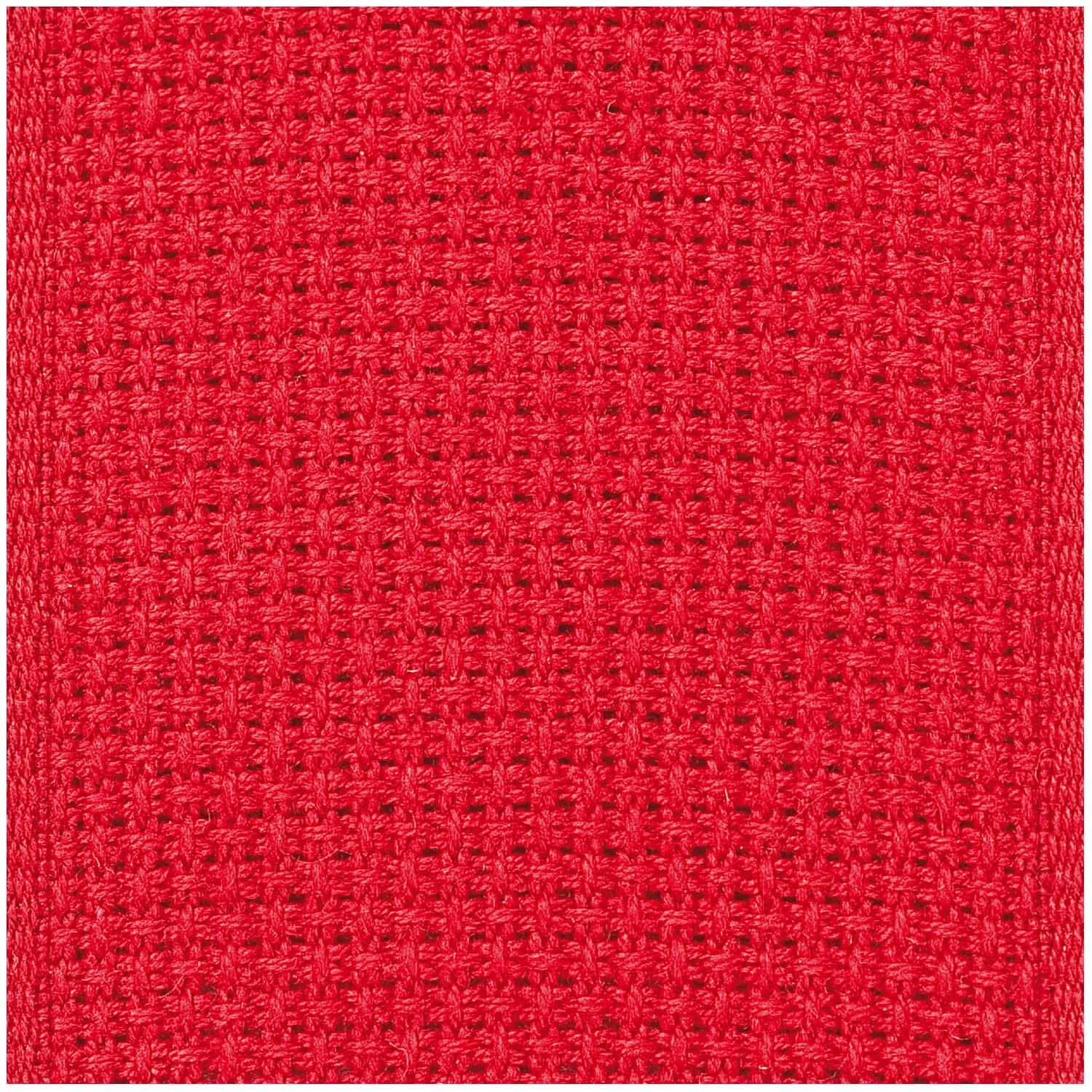 Rico Design Aidaband 6 Stiche/cm 20cm Rot