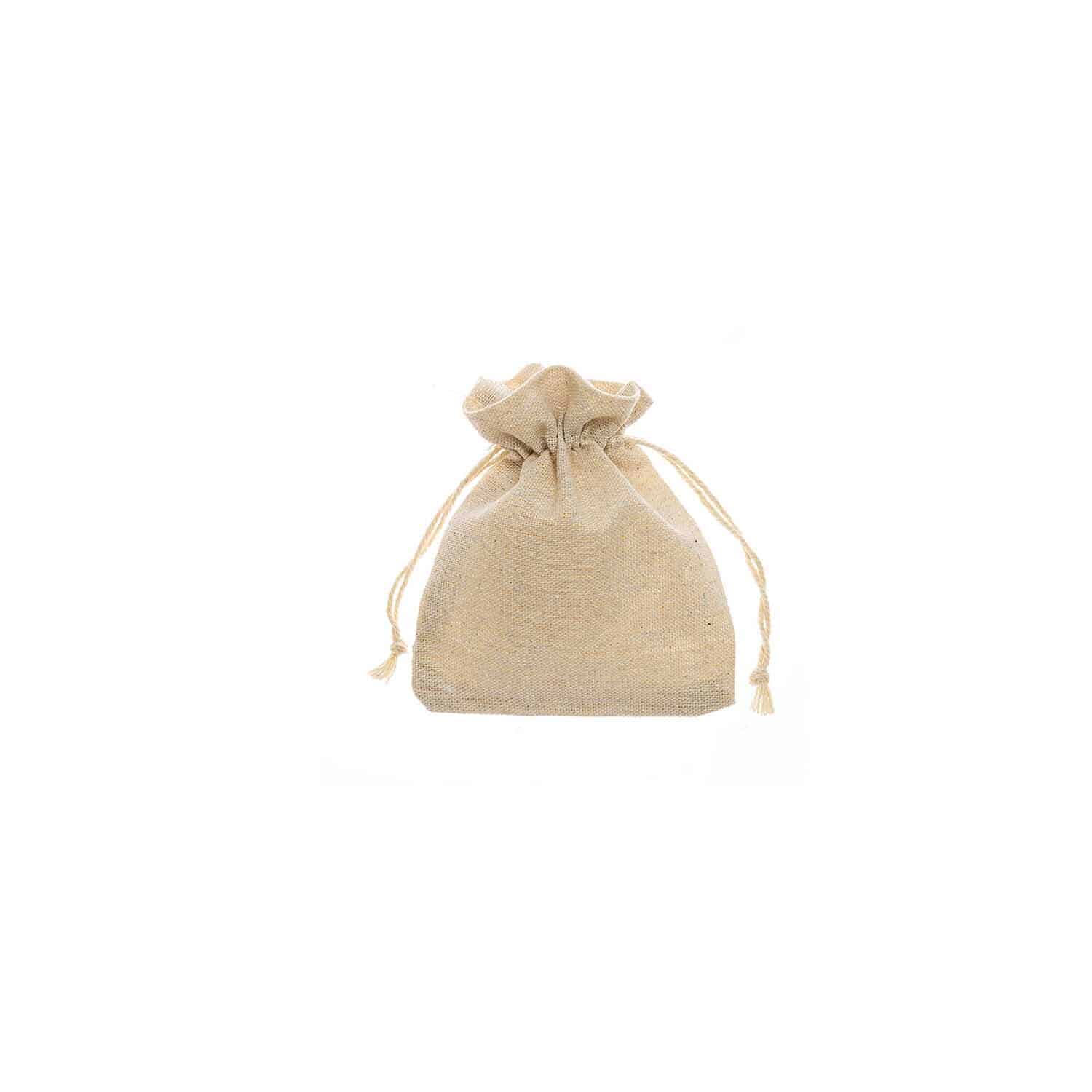 Rico Design Beutel Juteoptik natur 1 Stück 10x13cm