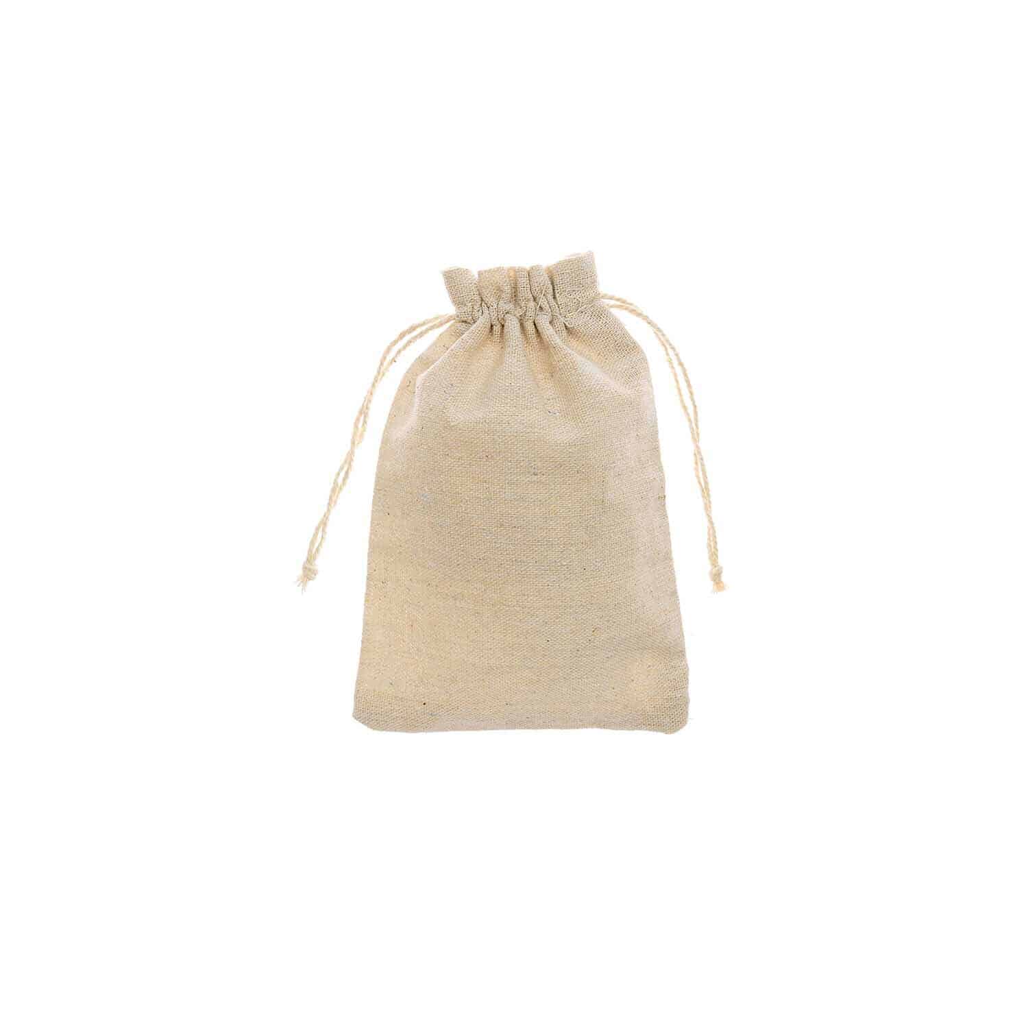 Rico Design Beutel Juteoptik natur 1 Stück 12x17cm