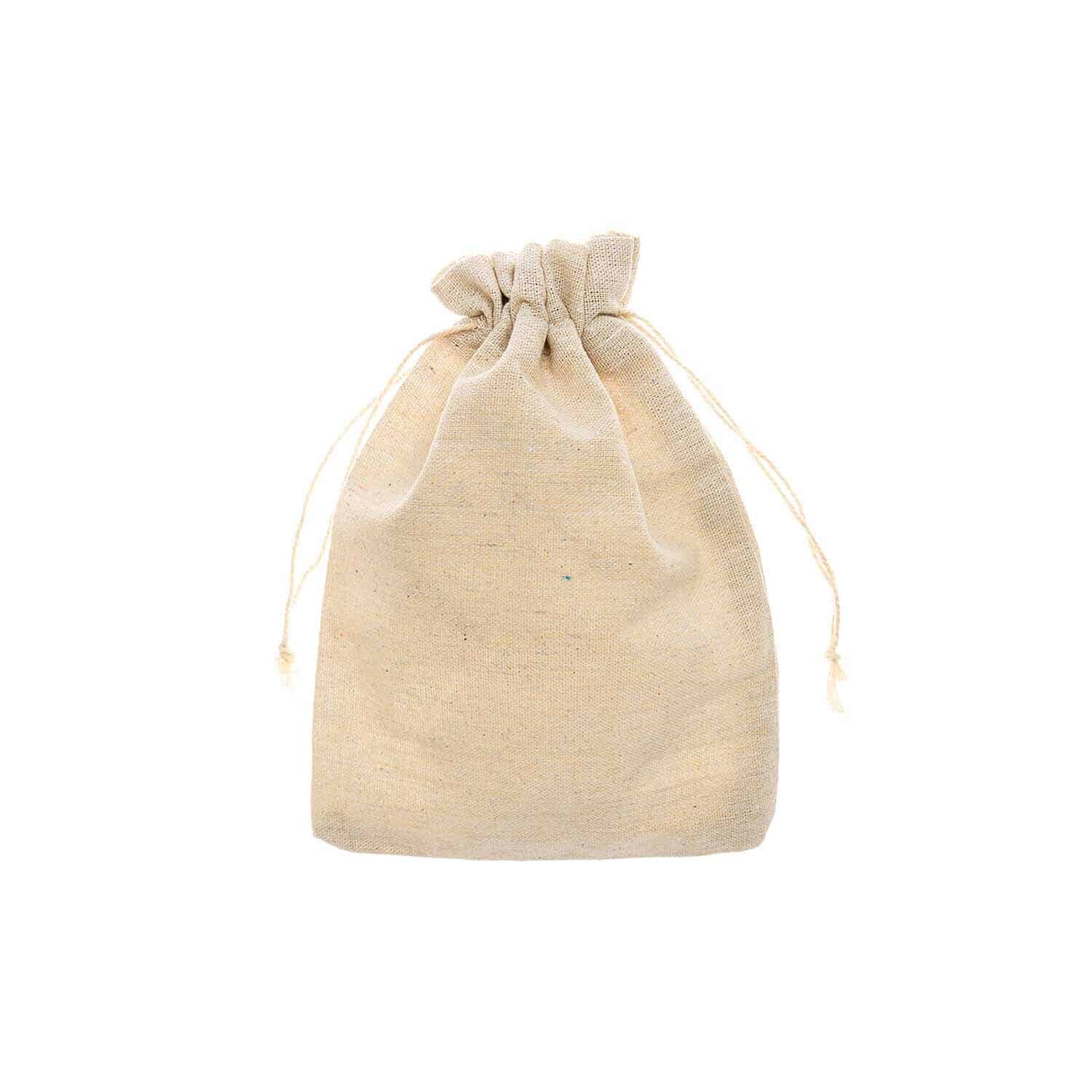 Rico Design Beutel Juteoptik natur 1 Stück 17x23cm