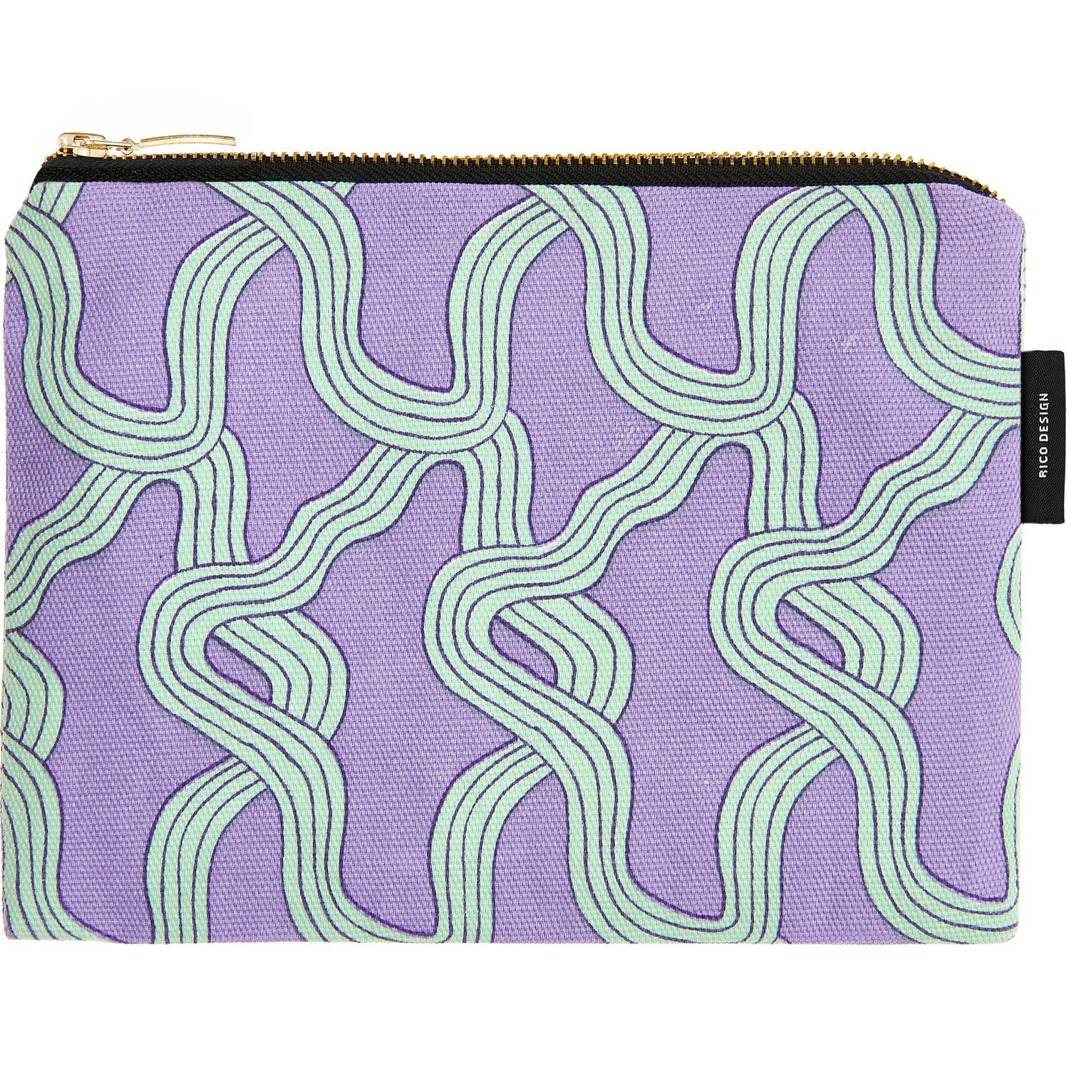 Rico Design Canvas-Pouches Myzel Flieder