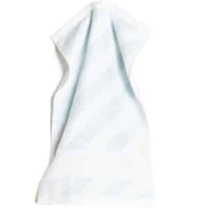 Rico Design Gästehandtuch Streifen 30x50cm Blau
