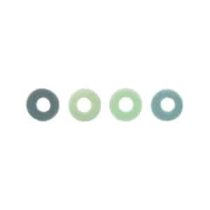 Rico Design Gummischeiben Mix 6x1mm 60 Stück Mint