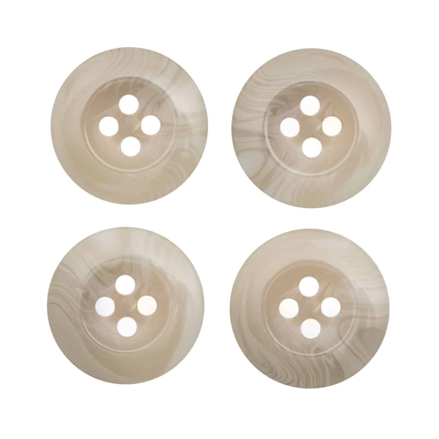 Rico Design Knöpfe Beige strukturiert