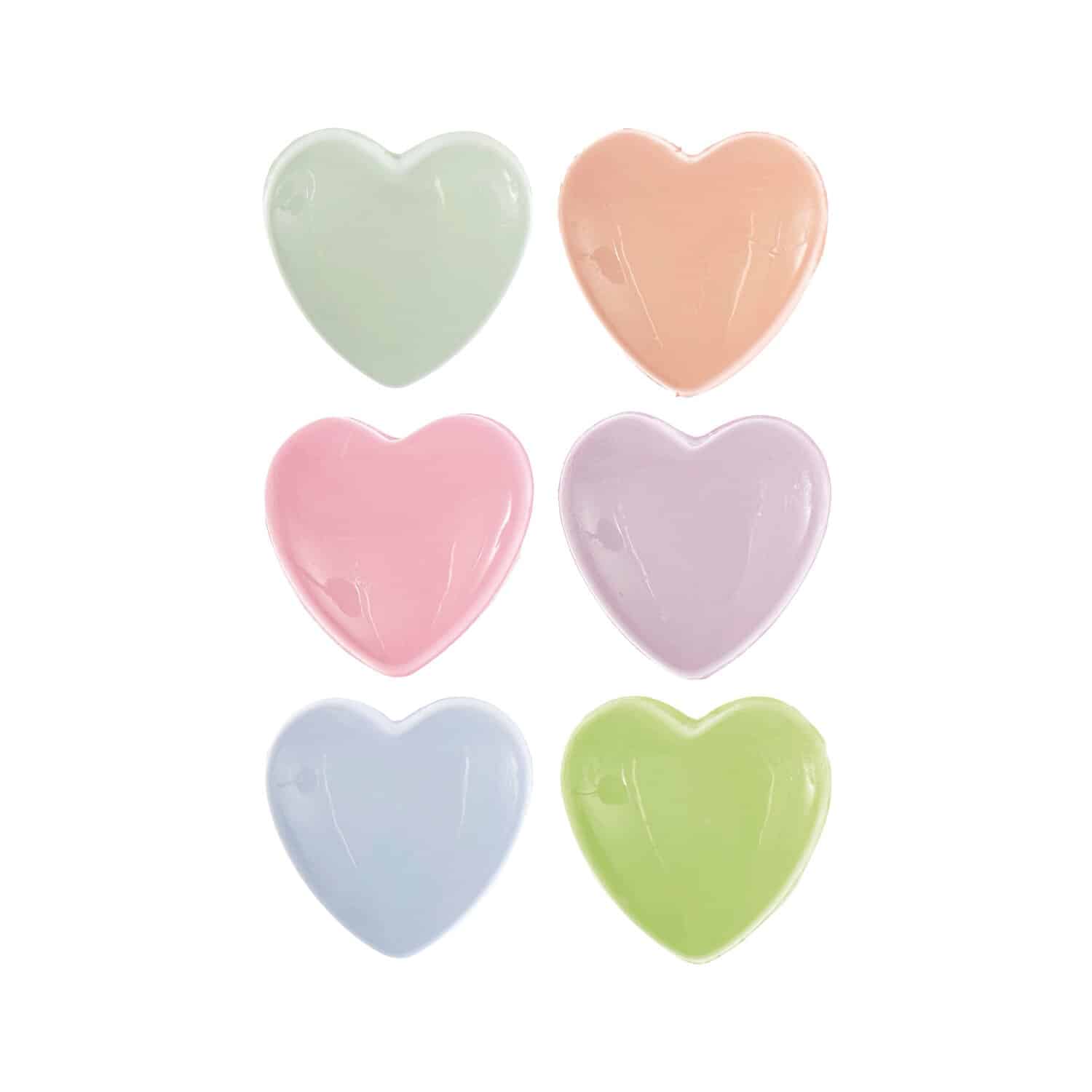 Rico Design Knöpfe Herz Pastell