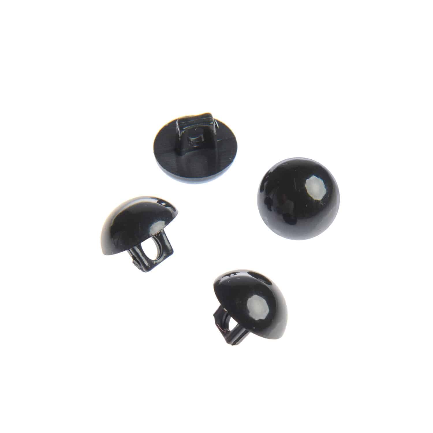Rico Design Knöpfe braun-schwarz 8