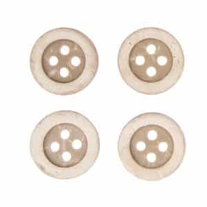 Rico Design Kokosnuss Knöpfe 12mm