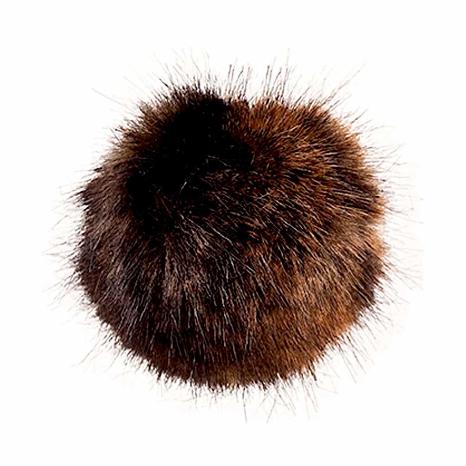 Rico Design Kunstfellbommel 5cm Hellbraun