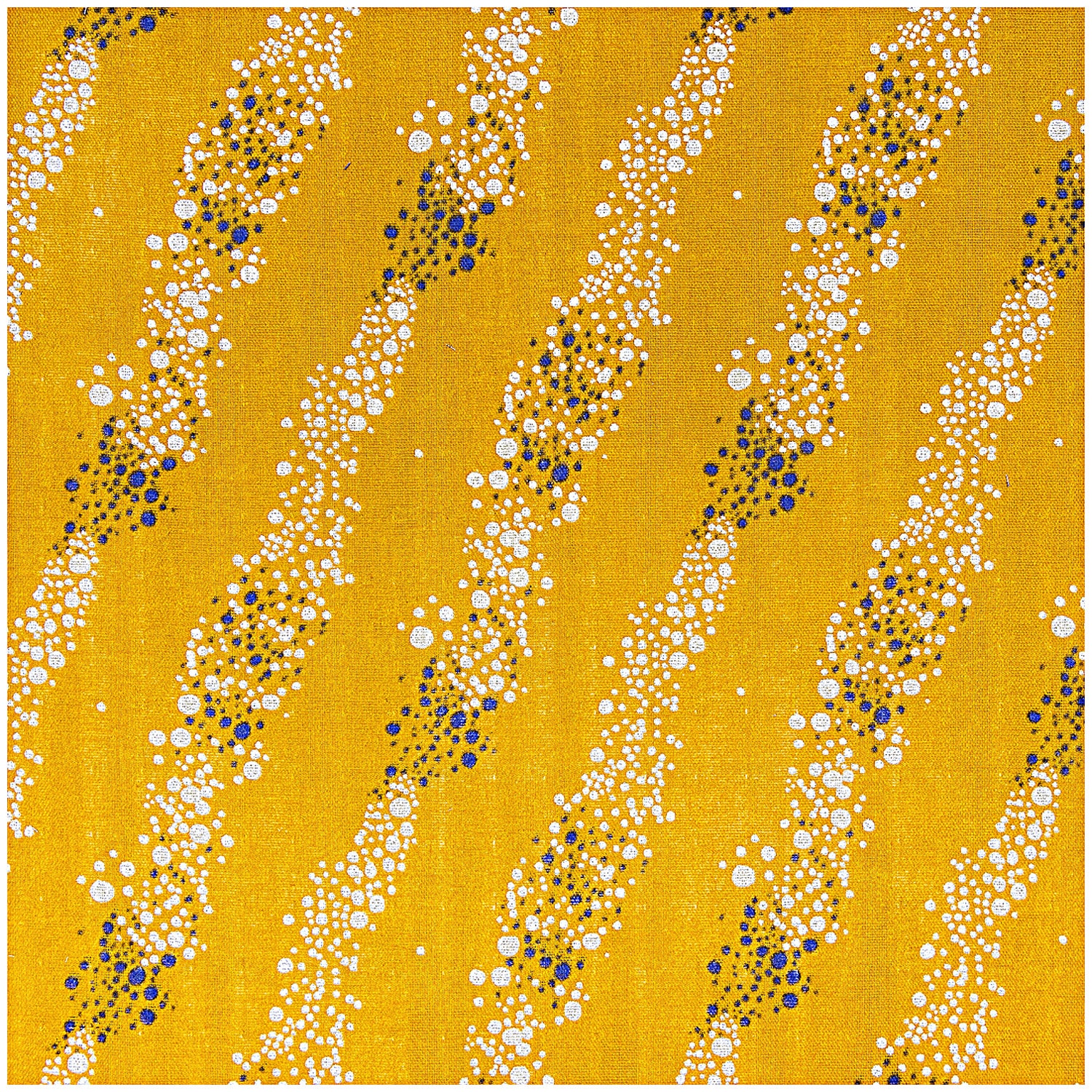Rico Design Musselin-Druckstoff Mermaid Blasen Hot Foil 140cm Gelb
