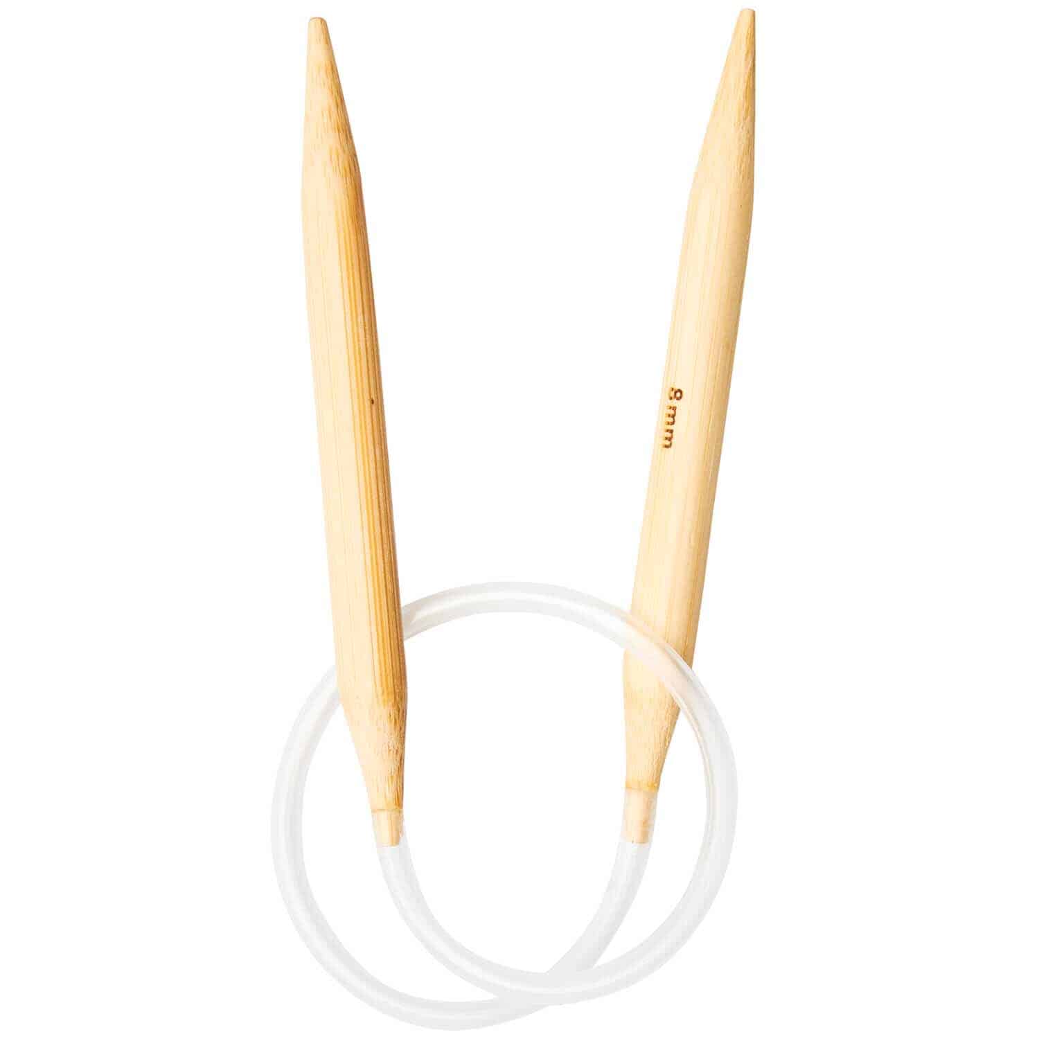 Rico Design Rundstricknadel 40cm Bambus 8