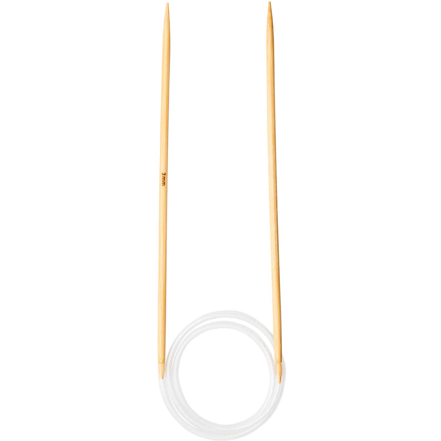 Rico Design Rundstricknadel 60cm Bambus 3