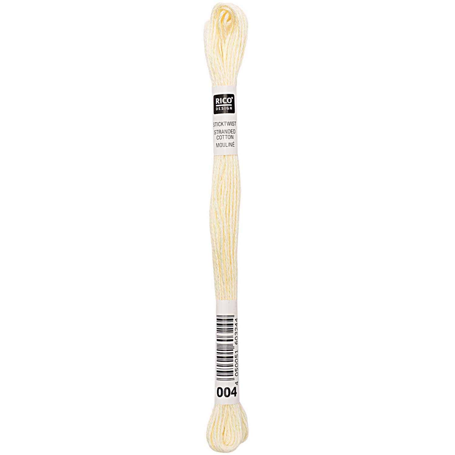 Rico Design Sticktwist 8m 004 Zitrone
