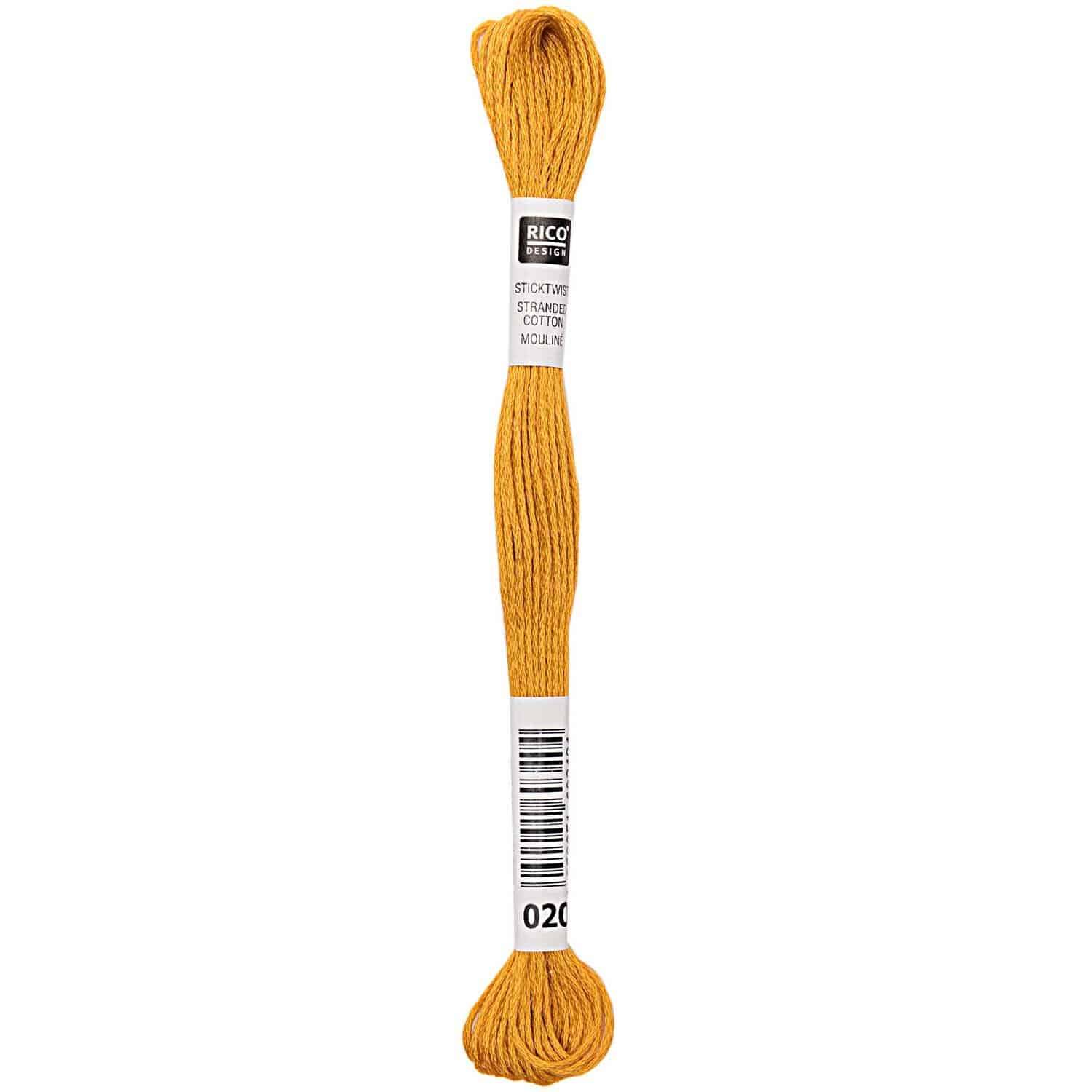 Rico Design Sticktwist 8m 020 Goldgelb