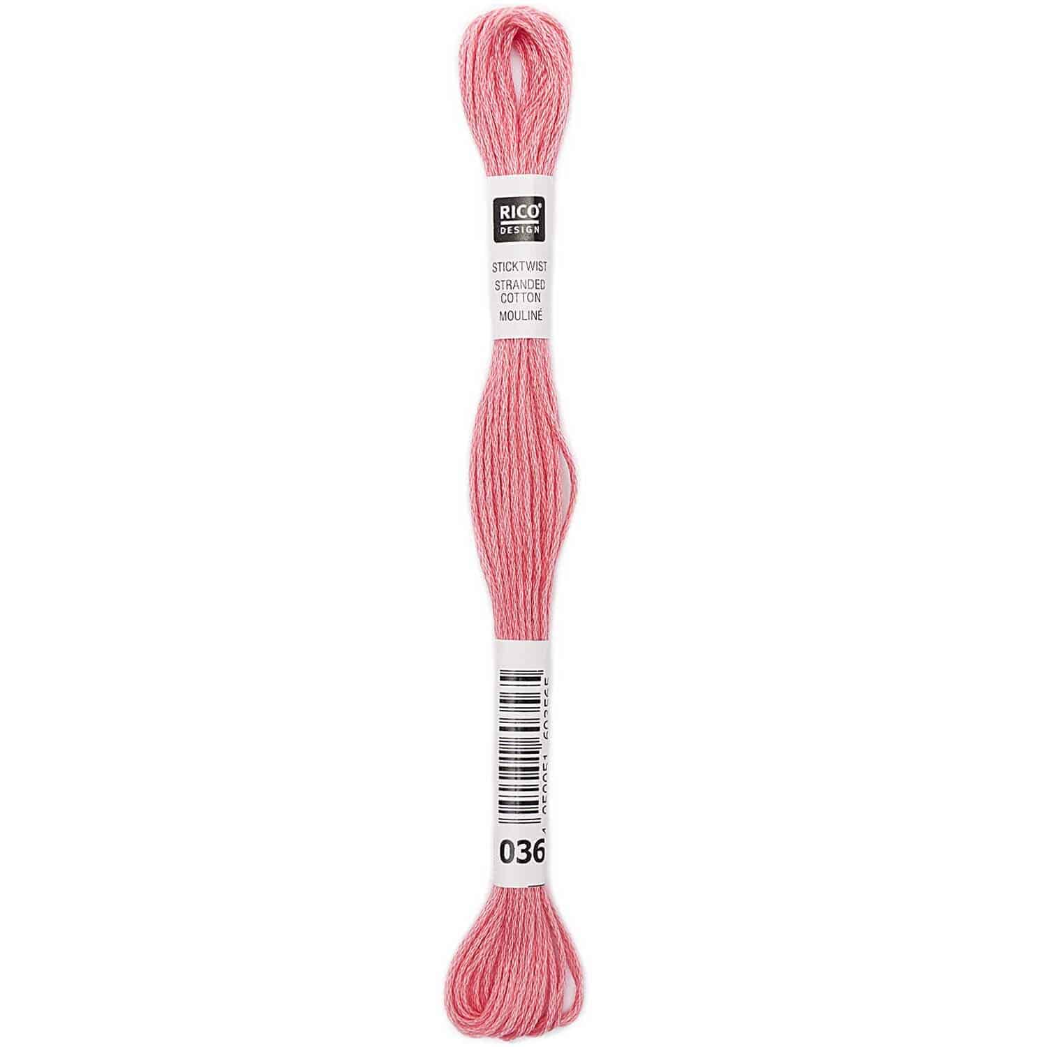Rico Design Sticktwist 8m 036 Rot