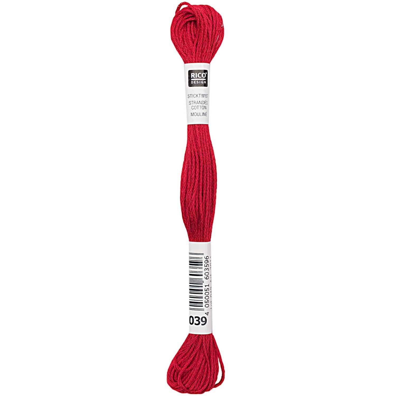 Rico Design Sticktwist 8m 039 Rot