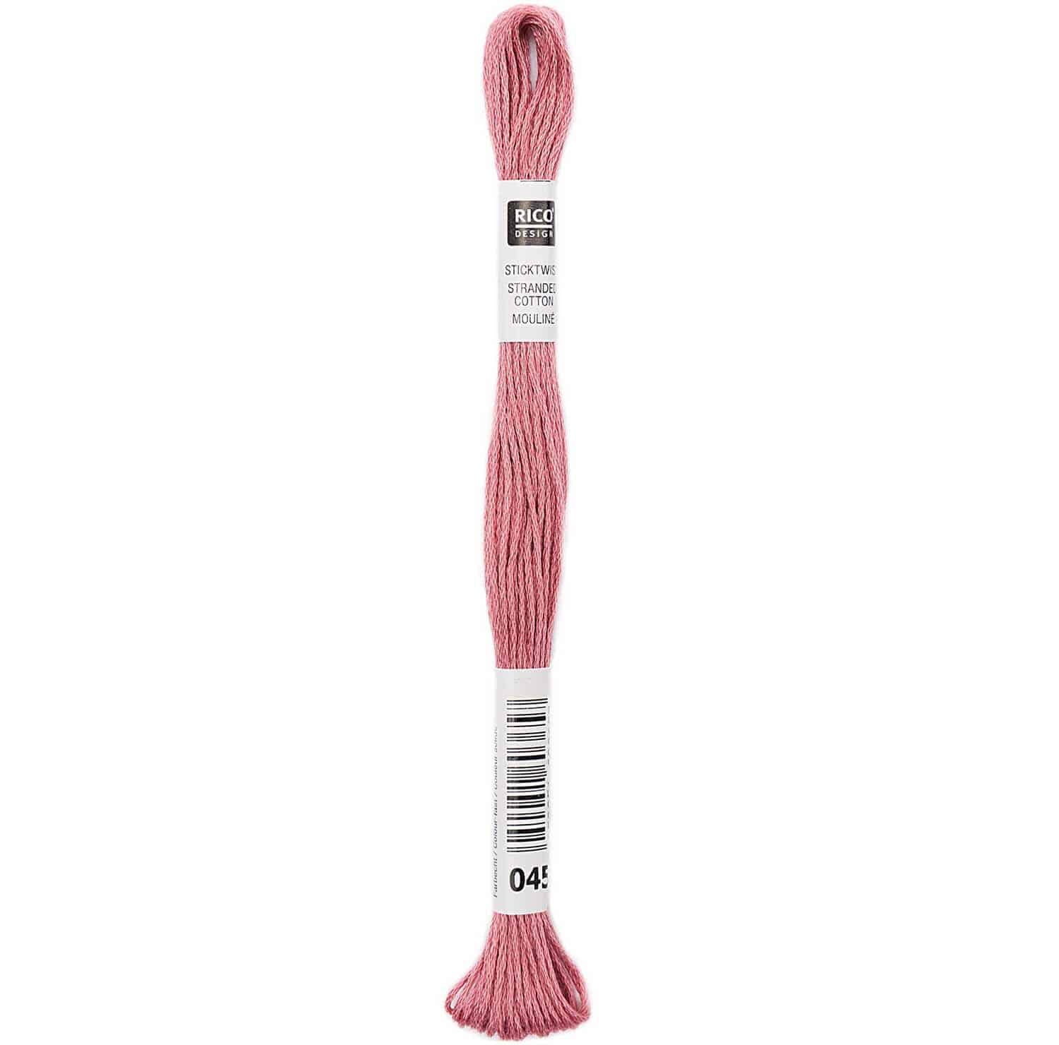 Rico Design Sticktwist 8m 045 Altrosa