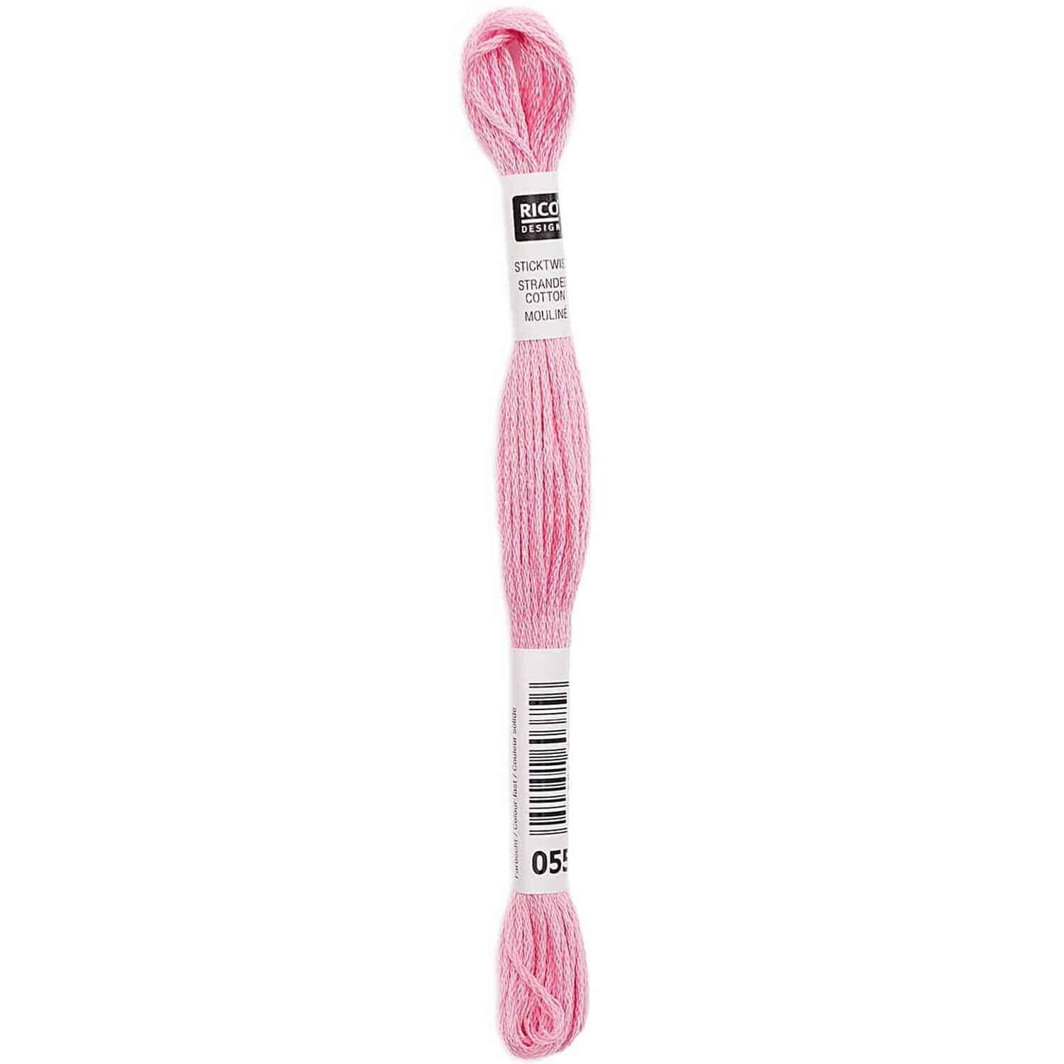 Rico Design Sticktwist 8m 055 Rosa