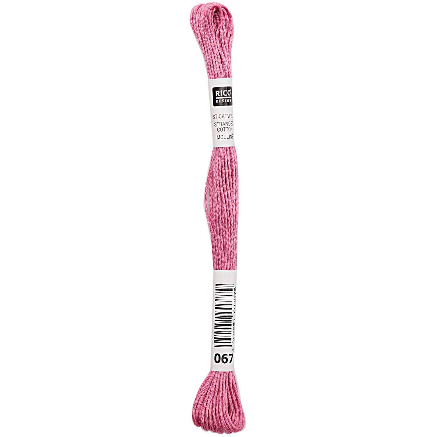 Rico Design Sticktwist 8m 067 Hellrosa