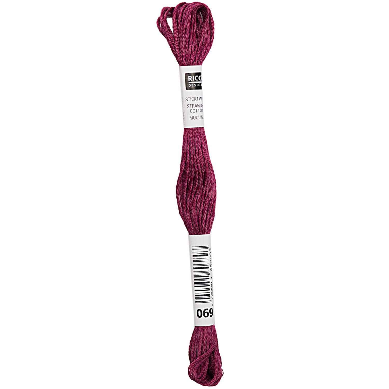 Rico Design Sticktwist 8m 069 Hellrosa