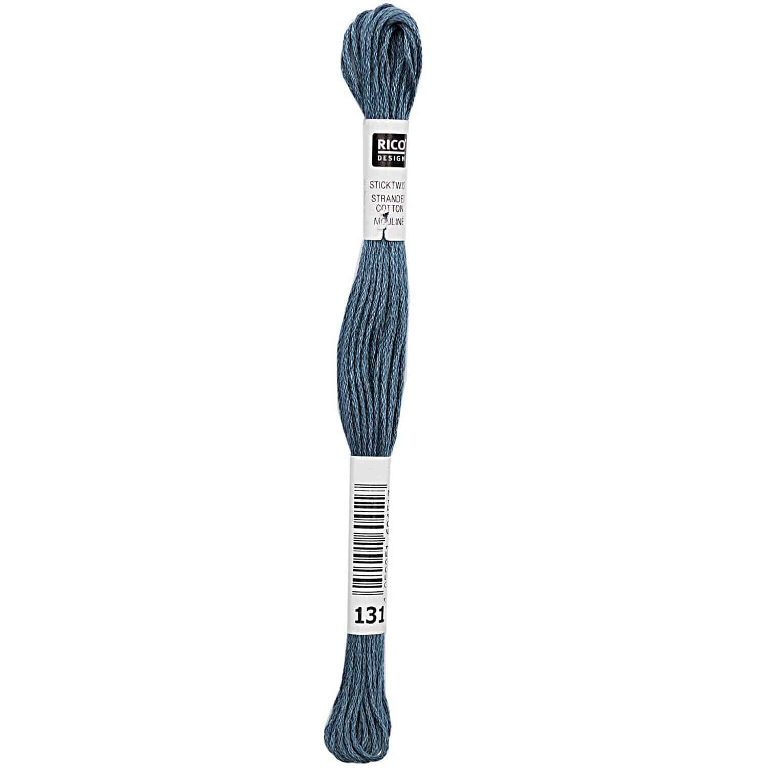 Rico Design Sticktwist 8m 131 Rauchblau