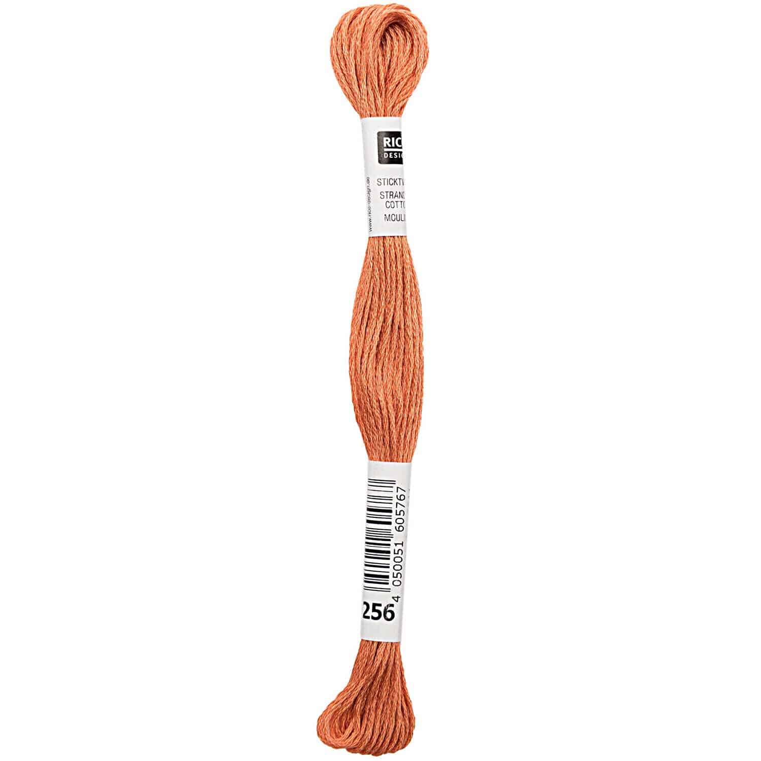 Rico Design Sticktwist 8m 256 Granatrot