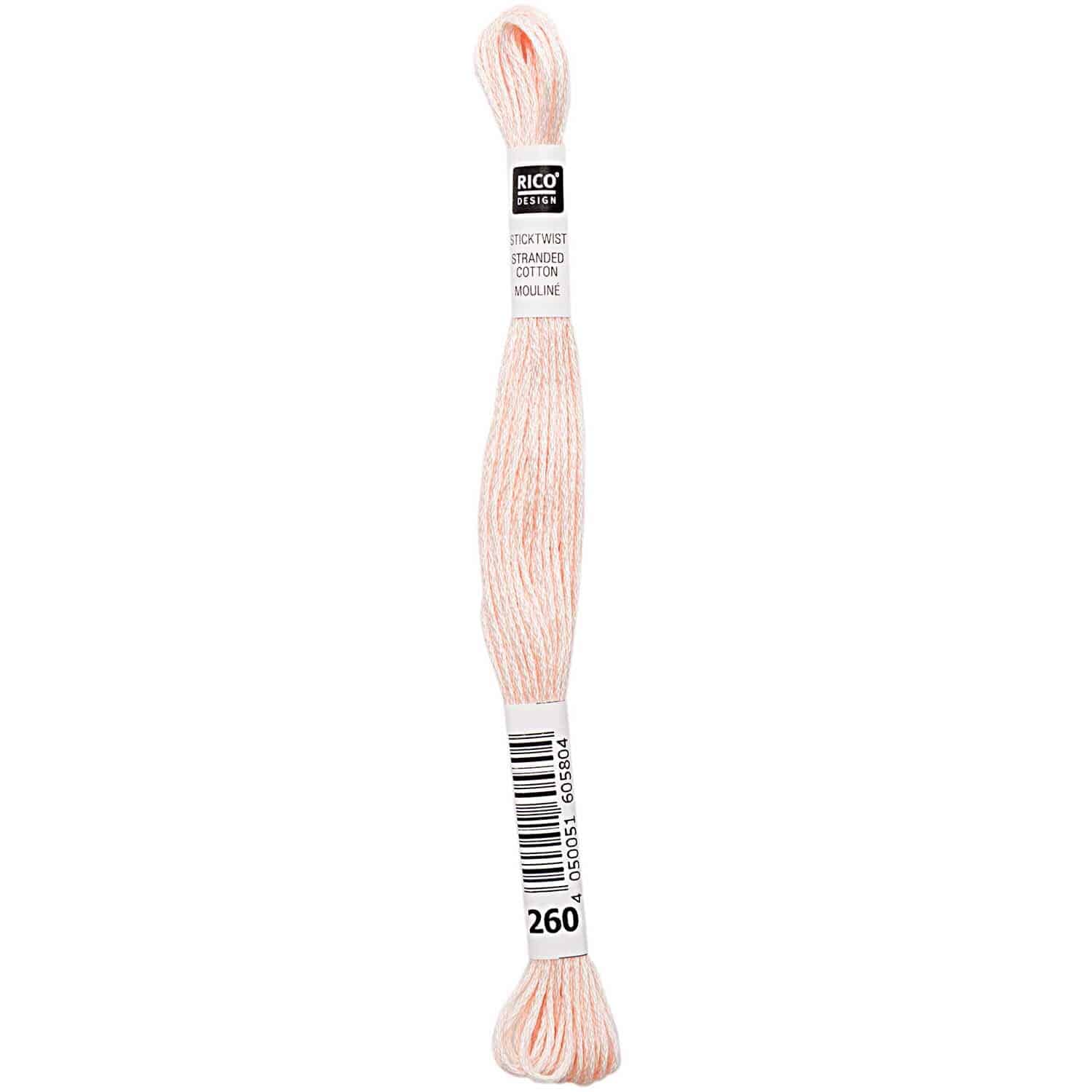 Rico Design Sticktwist 8m 260 Lachsrosa Hell