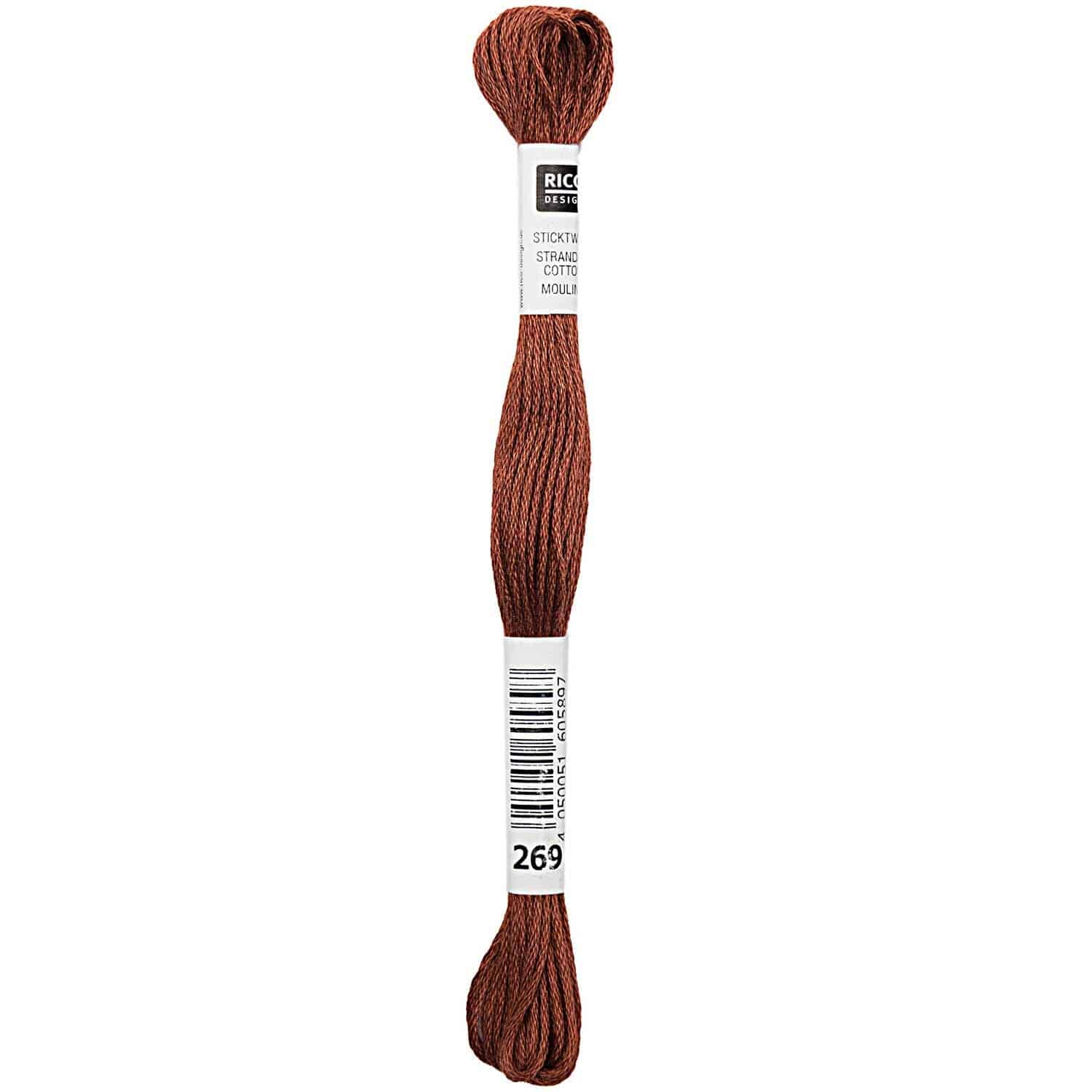 Rico Design Sticktwist 8m 269 Rostbraun
