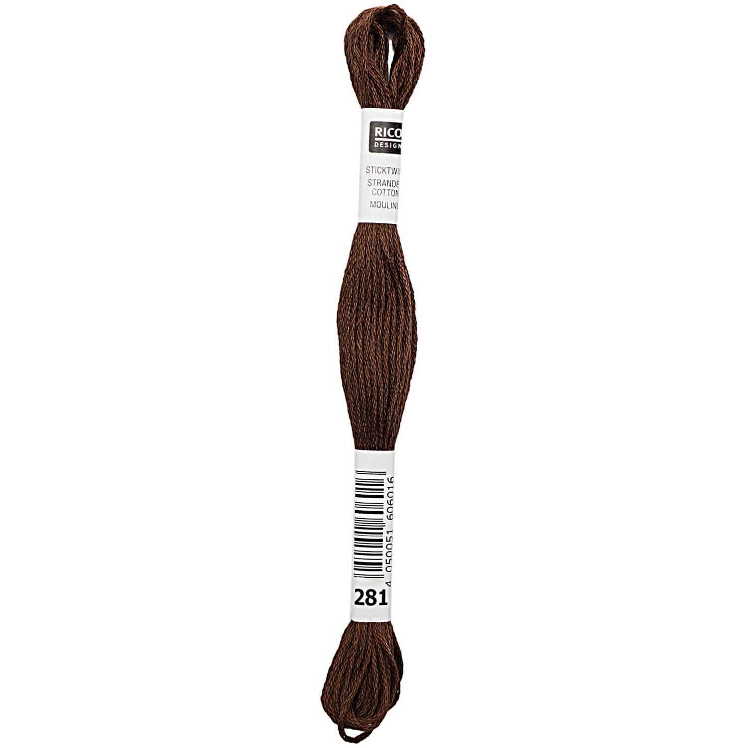 Rico Design Sticktwist 8m 281 Braun