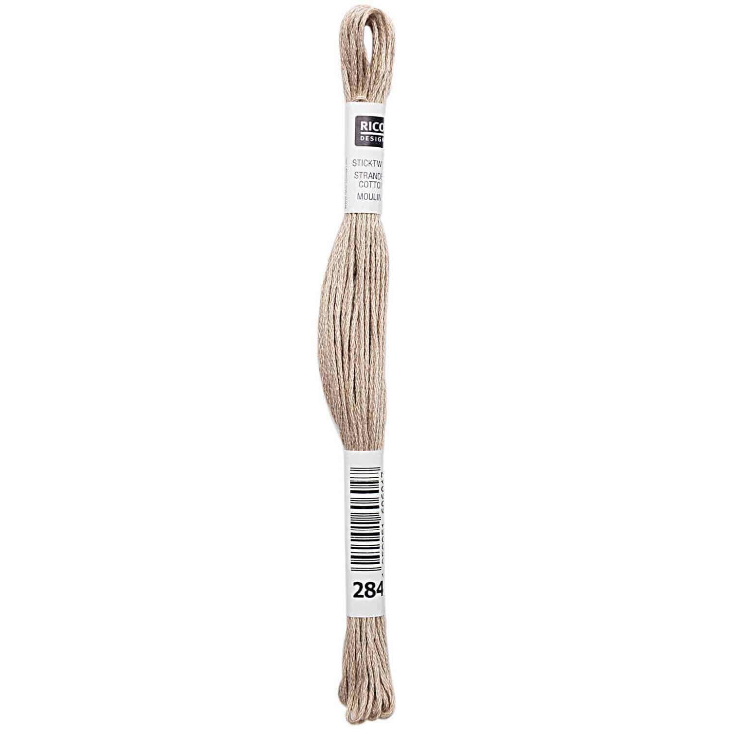 Rico Design Sticktwist 8m 284 Steingrau