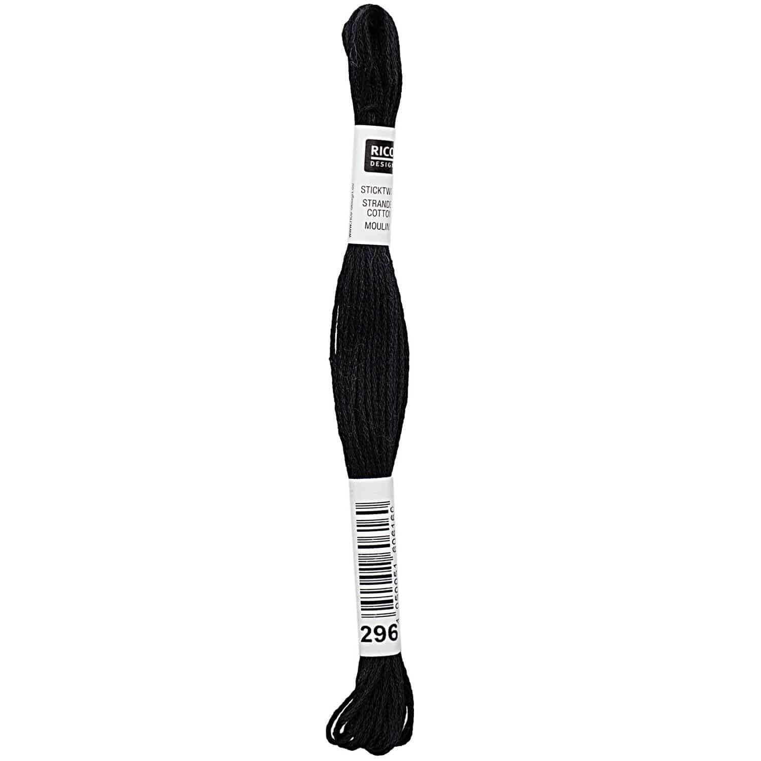 Rico Design Sticktwist 8m 296 Schwarz