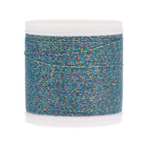 Rico Design Sticktwist Metallic No. 40 Rainbow 200m Blau