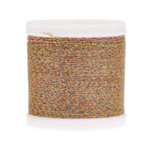 Rico Design Sticktwist Metallic No. 40 Rainbow 200m Gelb