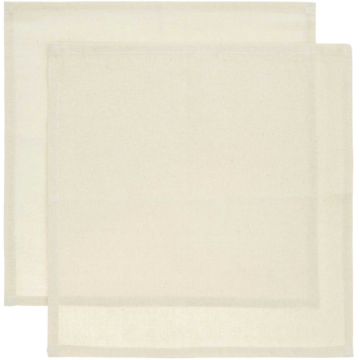 Rico Design Stoffserviette 2 Stück natur 45x45cm