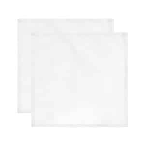 Rico Design Stoffserviette 2 Stück weiß 30x30cm
