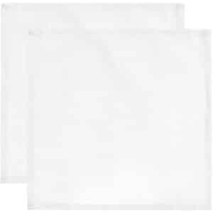 Rico Design Stoffserviette 2 Stück weiß 45x45cm