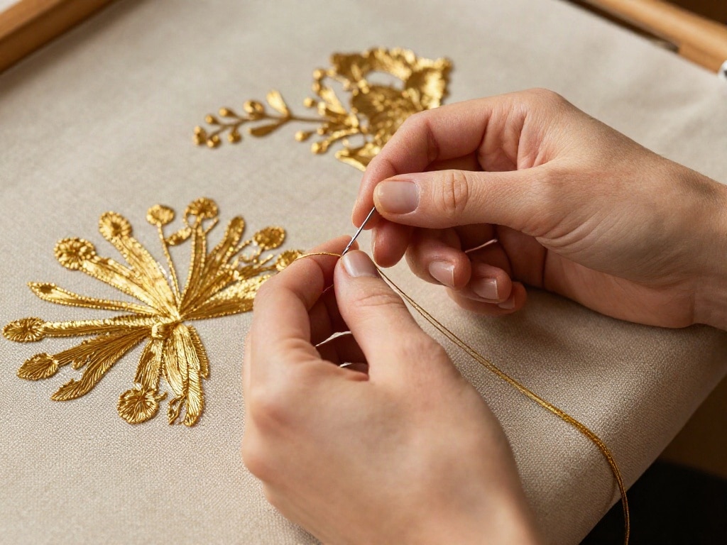 Goldstickerei
