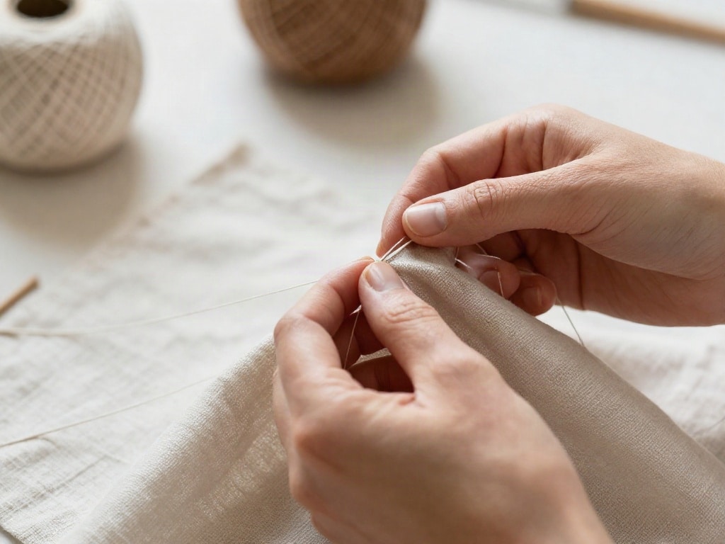 Handstickgarn oder Maschinenstickgarn