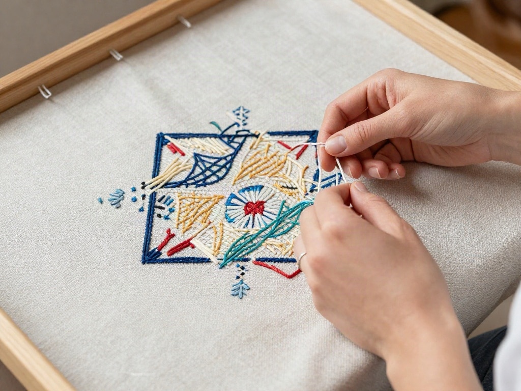 Hardanger sticken